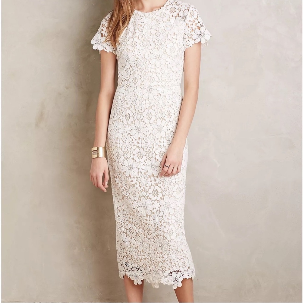 Anthropologie x Moulinette Soeurs Lace Dress